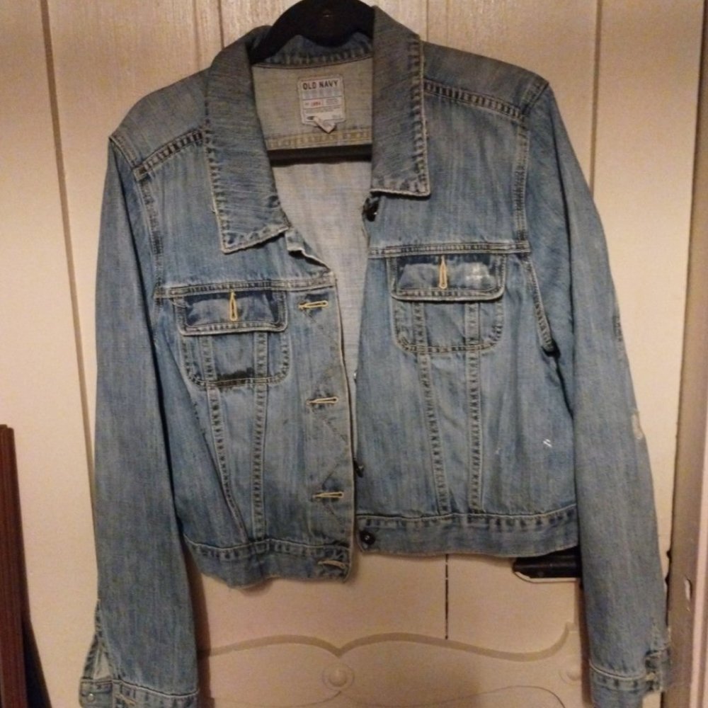 Old navy plus size jean jacket